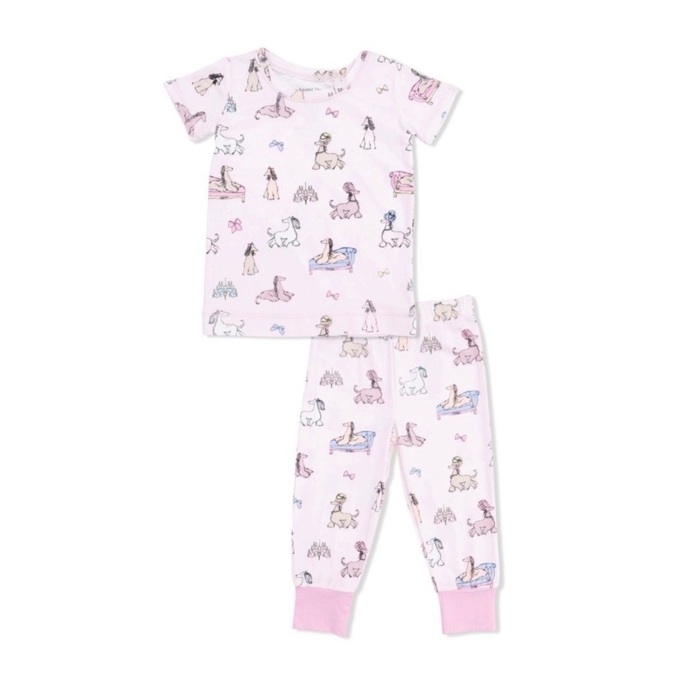 Angel Dear Fancy‎ Hounds with Bows Loungewear Set – Girls 3T–4T – NWT